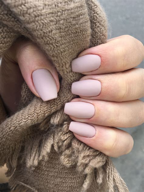 nude matt nails|62 Nude Nail Designs for a Chic Statement